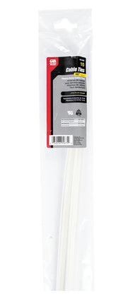 Gardner Bender 45-548 Cable Tie, 6/6 Nylon, Natural :PK 10: QUANTITY: 1