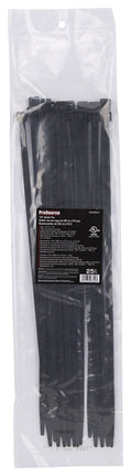 ProSource CV380W-253L Cable Tie, 96 mm Max Bundle Dia, Self-Lock Locking, Nylon, Black :BAG25: QUANTITY: 1