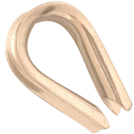 BARON 264EG-5/16 Wire Rope Thimble, 5/16 in Dia Cable, Steel, Electro-Galvanized :EA: QUANTITY: 10