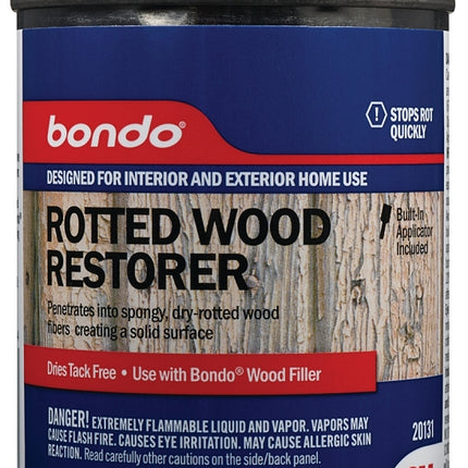 3M 20131 Rotted Wood Restorer, Liquid, No Odor, White, 8 fl-oz Can :EA: QUANTITY: 1