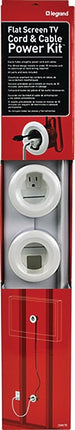 Wiremold CMK70 Cord and Cable Power Kit, Low Voltage Cable, White :EA: QUANTITY: 1