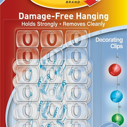 Command 17026CLR Decorating Clip, Plastic, Clear :CD20: QUANTITY: 1