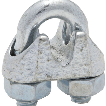 National Hardware 3230BC Series N248-286 Wire Cable Clamp, 3/16 in Dia Cable, 4 in L, Malleable Iron, Zinc :EA: QUANTITY: 1