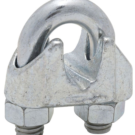 National Hardware 3230BC Series N248-310 Wire Cable Clamp, 3/8 in Dia Cable, 5 in L, Malleable Iron, Zinc :EA: QUANTITY: 1