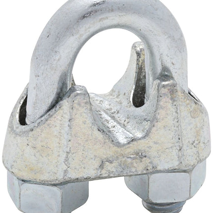 National Hardware 3230BC Series N248-328 Wire Cable Clamp, 1/2 in Dia Cable, 1 in L, Malleable Iron, Zinc :EA: QUANTITY: 1