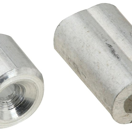 National Hardware SPB3231 Series N830-350 Ferrule and Stop, 1/16 in Dia Cable, Aluminum :BAG 2: QUANTITY: 1
