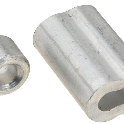 National Hardware SPB3231 Series N830-354 Ferrule and Stop, 3/16 in Dia Cable, Aluminum :BAG 2: QUANTITY: 1