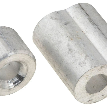 National Hardware SPB3231 Series N830-353 Ferrule and Stop, 5/32 in Dia Cable, Aluminum :BAG 2: QUANTITY: 1