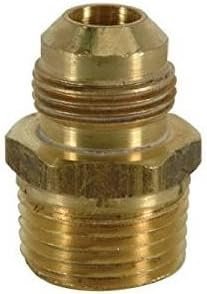BrassCraft Frc11-6Faucet-Aerators &-Adapters Brass Craft Half Union Adapter, Series: 293M, 3/8 In Nominal, Flared x Mip End, Rough, 9/16-24 Fine Thread, 1/8 In Fip Tapped