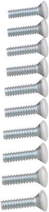 EATON Wiring S231W-L Metal 1-Gang Toggle Standard Size Wall Plate Screws, White
