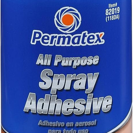 Permatex 82019 All Purpose Spray Adhesive, 10.5 oz. net Aerosol Can