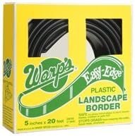 Warps LBS-520-B 5" X 20' Black Easy-Edge Landscape Border