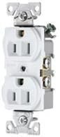 Cooper Wiring Devices 15a 125v Wht Duplex Receptacle