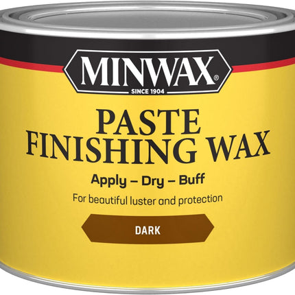 Minwax 786004444 Paste Finishing Wax, 1 Pound (Pack of 1), Dark, 16 Ounce