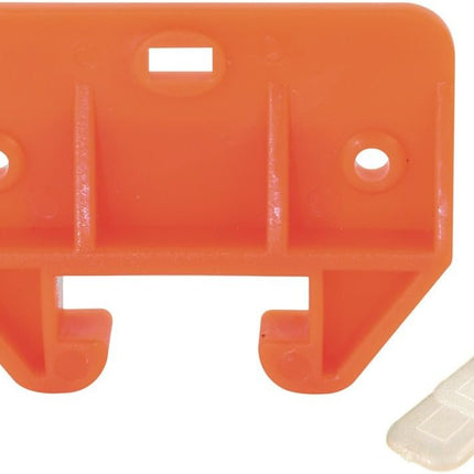 Prime-Line R 7152 Orange, Plastic Drawer Track Guide Kit (2 Pack)