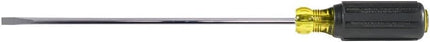 Klein Tools 601-4 Flathead Screwdriver with 3/16-Inch Cabinet Tip, 4-Inch Round Shank and Cushion Grip Handle