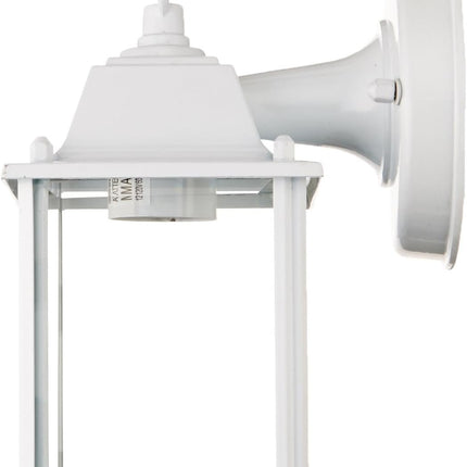 Boston Harbor AL1037-43L 3576527 Dimmable Outdoor Lantern, (1) 60/13 W Medium A19/Cfl Lamp, 8-5/8" Height x 4-3/8" Width, White