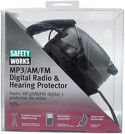 Safety Works 10121816 MP3/AM/FM Digital Radio Ear Muffs