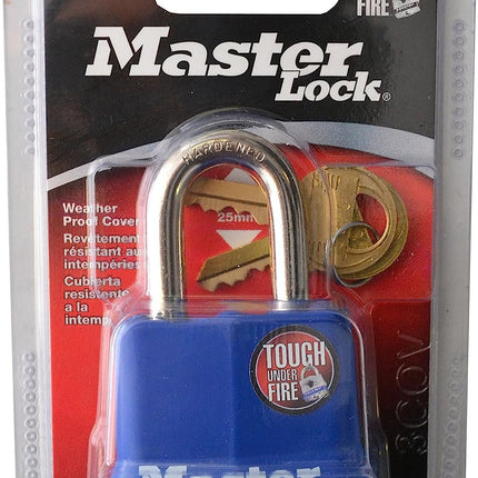 Master Lock 312D Weatherproof Padlock,Navy Blue