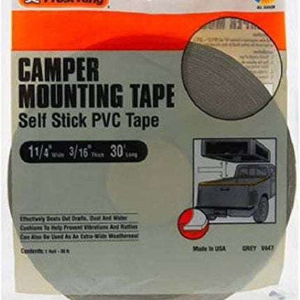 Frost King Available V447H Camper Mounting Tape 1-1/4-Inch by 3/16-Inch by 30-Feet, Grey, Gray|Grays