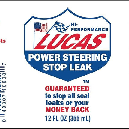Lucas Oil 10008 Power Steering Stop Leak - 12 Ounce