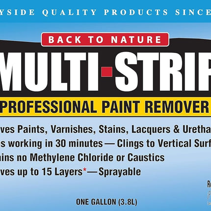 Sunnyside Back to Nature Multi-Strip Professional Paint & Varnish Remover, Gallon, 657G1