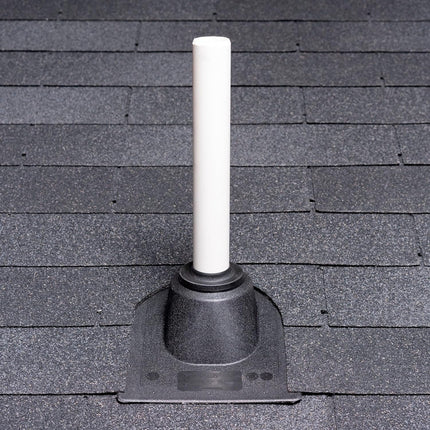 Oatey 11898 No-Caulk Thermoplastic Roof Flashing, 1-1/4 to 1-1/2" Opening, No Size, 1-1/4-Inch