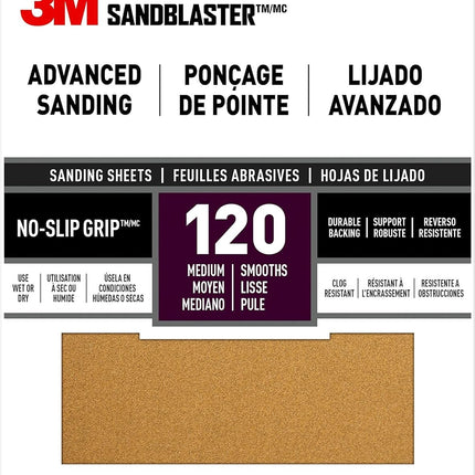 3M 30120ES-15-G Sandpaper, Gold