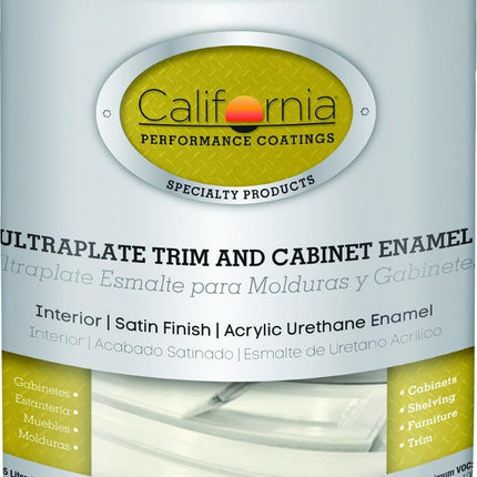 California Paints 52911-4 Ultraplate Trim and Cabinet Paint, 1 Quart
