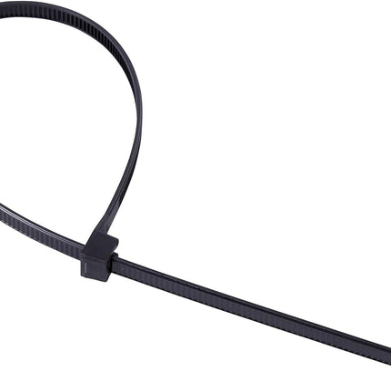 Gardner Bender 45-311UVBFZ GB Xtreme Temperature Cable Tie, 14 Inch., Cold & Hot Weather, 50 lbs. Tensile Strength, Wire / Cord Management Industrial and Household Use, Nylon Zip Tie, 20 Pk., Black