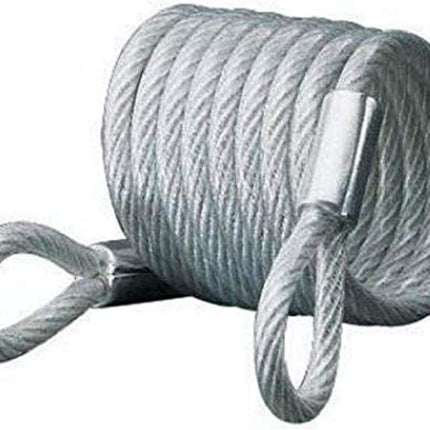 Master Lock 65D Self-Coiling Cable with Looped Ends, 6-Foot, 1/4-inch Diameter