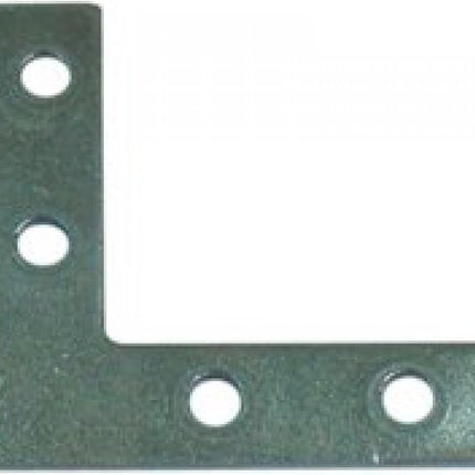 MINTCRAFT FC-Z015-01 ProSource Flat Corner Brace, 1-1/2 in L X 3/8 in W, Steel, Zinc Plated, 1.5"