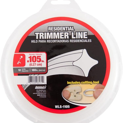 Arnold Trimline .105-Inch x 180-Foot Residential Trimmer Line