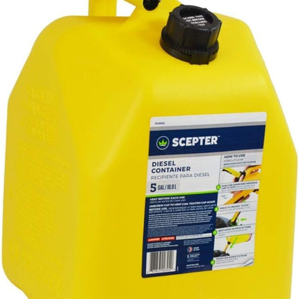 Scepter Fg4d511 Diesel Can, Yellow, 5 Gallon