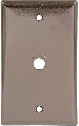 Cooper Wiring 2128b-box 1gang Brown Telephone/coax Plate (Pack of 25)