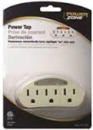 Powerzone ORUSB242 Outlet Charger, 2.4 A, White
