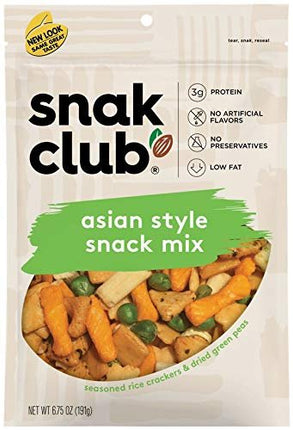 Snak Club Asian Style Snack Mix, Non-GMO, 12-Ounces