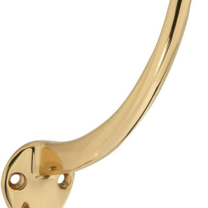 National Hardware N198-135 V1964 Garment Hook in Solid Brass