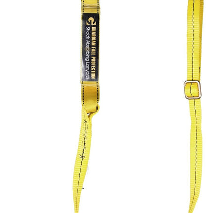 Guardian Fall Protection 01285 SSAWL4-6 Shock Absorbing Adjustable Lanyard from 4-Feet to 6-Feet