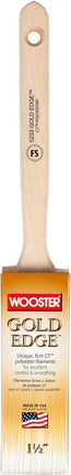 Wooster 5233-2 Series 5233 2" Gold Edge Flat Sash Brush, 2 Inch,