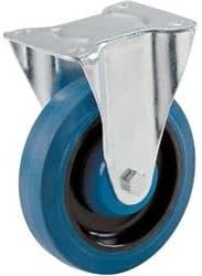 3661 Blue Diamond TPU Wheel Caster, 3-in. D, Foot Activated Total Lock Break, 225-Lb. Load Capacity, 1-Pk - Quantity 1