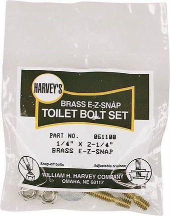HARVEY'S, Toilet Bolt Set 1-4x2-1-4, EA