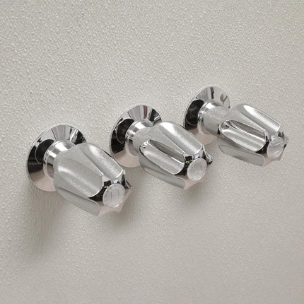 DANCO Bathtub and Shower 3-Handle Remodel/Rebuild Trim Kit for Price Pfister Verve Faucets | Knob Handle | 12H-2H, 12H-2C, 12H-18D | Chrome (39619)