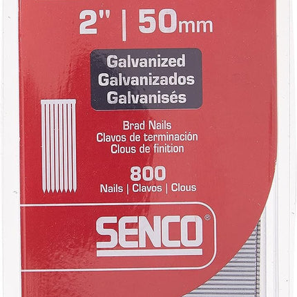 Senco A202009 18-Gauge x 2-Inch Electro Galvanized Brads