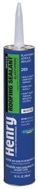 Henry Smooth White Water-Based Roof Sealant 10.1 oz.