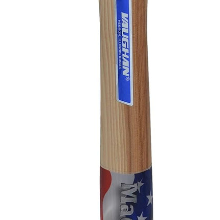 Vaughan S432 32-Ounce Hickory Handle Super Steel Ball Pein Hammer, 15 3/4-Inch Long.