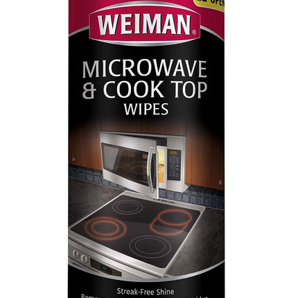 Weiman Microwave & Cook Top Wipes - 30 Count (Pack of 4)
