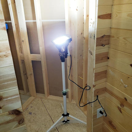 GT-Lite Tripod for LED Work Lights, Telescoping Column Adjusts from 23" to 54", with Universal Fast Latch Fits Most Work Lights (Tripod Only)