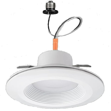 ETI Color Preference Matte White 6 in. W LED Recessed Downlight with Nightlight Trim 11 watt