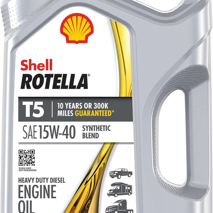 Shell Rotella T5 Synthetic Blend 10W-30 Diesel Engine Oil